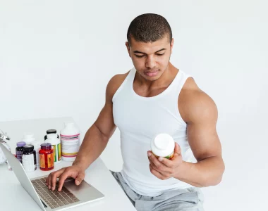 Person choosing which steroids to buy
