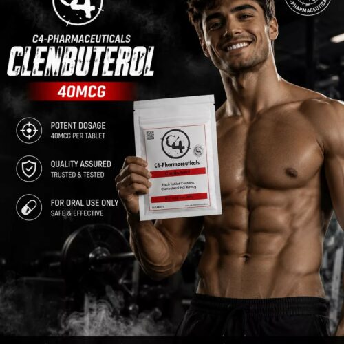 Clenbuterol 40mcg x 50 tabs - C4 Pharma - Featured Image