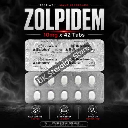 Zolpidem 10mg x 42 Tabs / Hemofarm Belbien Zolpidem 10mg - Featured Image