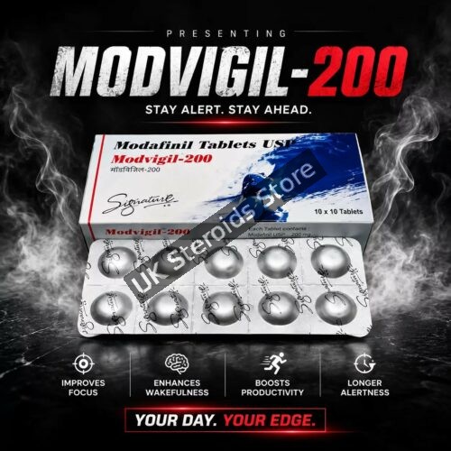 Buy Modafinil (Modvigil) - 200mg x 50 Tablets - Featured Image