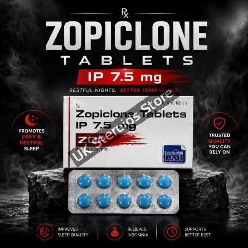 BUY ZOPICLONE 7.5MG X 20 TABS BY HAB PHARMA - Featured Image