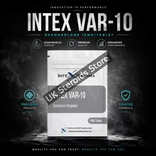 Intex Pharma VAR 10 – 10mg x 100 tabs (Anavar) - Featured Image